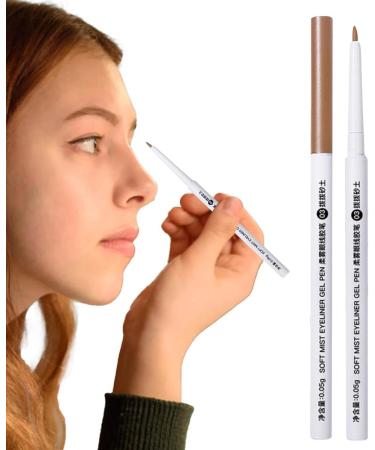 Eyeliner Gel Pencil | Ultra Fine Waterproof Liner | Long Lasting Eye Makeup Eyeliner Sweatproof Eye Liner Pencil For Women Creates Different Makeup Aezon #03 Dial the Sand - Buy Online on GoSupps.com