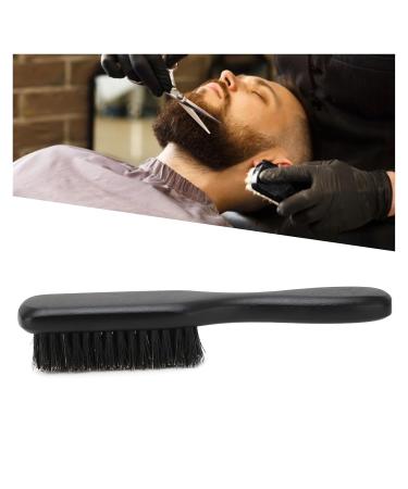 LCKJLJ Bristle Beard Brush & Hair Comb with Wooden Handle for Men - Black | Premium Grooming Tool (1 Piece) - Buy Online on GoSupps.com