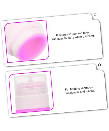 Mikinona Travel Storage Bottle Cylindrical Bottling Shampoo Bottle Refillable Bottle Shampoo Containers Silicone Liquid Bottle Empty Storage Silica Gel Cosmetic Set Bottle Purple Travel 11.4X3.6CM Purple - Buy Online on GoSupps.com