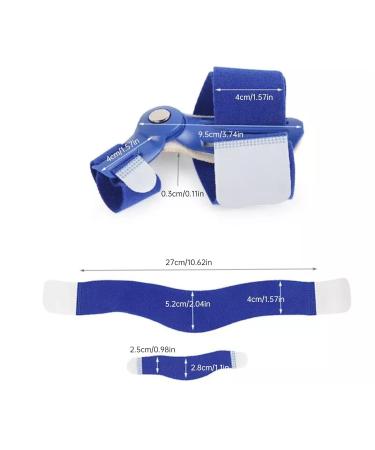 Unisex Bunion Corrector Toe Thumb Valgus Correction Belt - Day & Night Support (White) - Aoyuexi - Buy Online on GoSupps.com