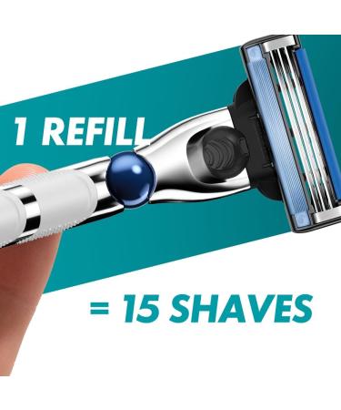 Gillette Mach3 Turbo Men's Razor + 9 Blade Refills | Smooth Shave | Fits All Mach3 Handles - Buy Online on GoSupps.com