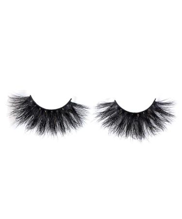 FOXSCOS 1 Pair 25mm 3D Mink Eyelashes | Natural Fluffy False Eyelashes | Siberian Mink Strip Lashes - Model MG20 - Buy Online on GoSupps.com