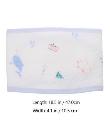 ULTNICE 3Pcs Cotton Baby Belly Band | Infant Umbilical Cord Support | Newborn Waist Cover - Sky Blue - Buy Online on GoSupps.com