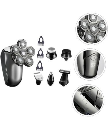 Buy 2 Sets Electric Shaver for Men - Rechargeable Beard Razor with 6 Heads | International Shipping Available - Buy Online on GoSupps.com