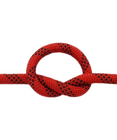 YUZENET 3/8 x 100ft Braided Polyester Arborist Rigging Rope - High Strength Outdoor Rope for Rock Climbing, Hiking, Camping, Swing, Red/Black - Buy Online on GoSupps.com