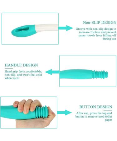 Toilet Aid Wiping Assistive Tool | Perfect for Seniors & Pregnant Women - International Shipping Available - Buy Online on GoSupps.com