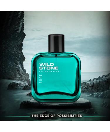 Wild Stone's Edge EDP Premium Perfume for Men 100 Ml | Long-lasting Eau De Parfum | Luxury Fragrances | Fragrance for Modern Lifestyle | Ideal Gift For Him | Premium Scent For Men - Buy Online on GoSupps.com
