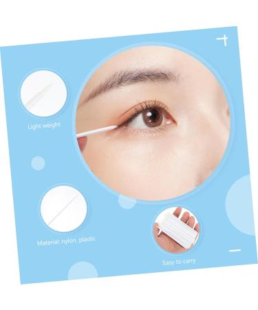 FRCOLOR 100pcs Disposable Eyeliner Brush Make up Applicators for Face Disposable Eyeliner Applicator Girl 9x6.5cm White - Buy Online on GoSupps.com