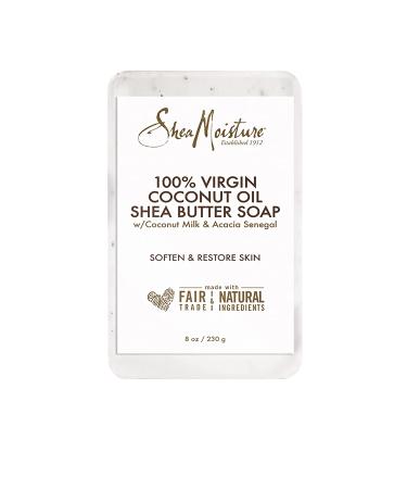 SheaMoisture Coconut Oil Shea Butter Soap 8 oz (4 Pack) | Cruelty-Free Skin Care - Buy Online on GoSupps.com