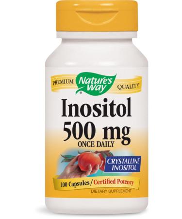 Nature's Way Inositol 500 mg 100 Capsules
