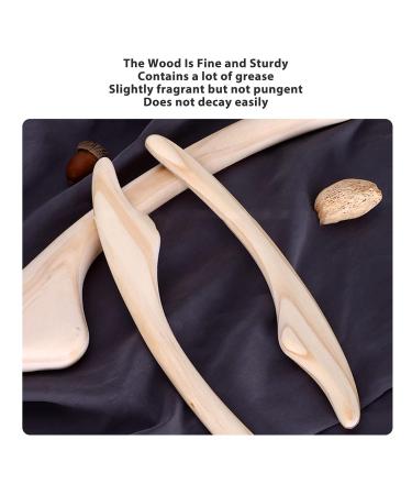 Buy Gua Sha Stick - Small Wooden Facial Scraper for Muscle Relaxation & Beauty Salon Massager - International Shipping Available - Buy Online on GoSupps.com