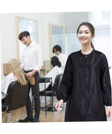 FRCOLOR Bib Apron shampoo cape Hairdresser Apron Hair Cutting Apron barber cloth cape Cooking Apron Beauty Apron hair stylist jacket with pockets Grooming Apron perm dyeing Work smock - Buy Online on GoSupps.com