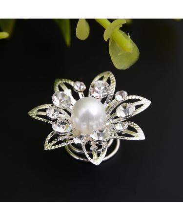 Imixlot Bridal Wedding Clear Crystal Swirl Hair Twists Coils Spirals Hair Pin Clip Accessories (pcak of 12) (#2) - Buy Online on GoSupps.com