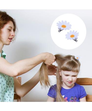12 Pieces Daisy Hair Clips Set | Cute Flower Hairpins for Women & Girls | Perfect for Beach Weddings & Bridal Style - Buy Online on GoSupps.com