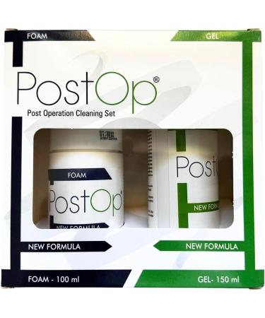 PostOp Hair transplant post-kit shampoo + foam. Specially developed for aftercare (hair transplant - FUE and FUT operation). - Buy Online on GoSupps.com