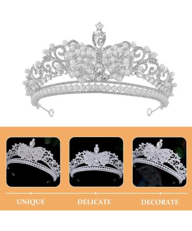 Beavorty Wedding Headdress Birthday Headband Rhinestone Elements Design Bridal Decor Girl Headdress - Buy Online on GoSupps.com