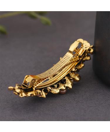 3PCS Retro Rhinestone Flower Hair Barrettes - Elegant Vintage Clips for Women | Stylish Hair Accessories - Buy Online on GoSupps.com