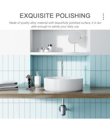 Premium Metal Safety Razor Stand - Non-Slip Beard Razor Holder & Shaving Brush Stand for Men - Gray Skin Care Accessory - Buy Online on GoSupps.com