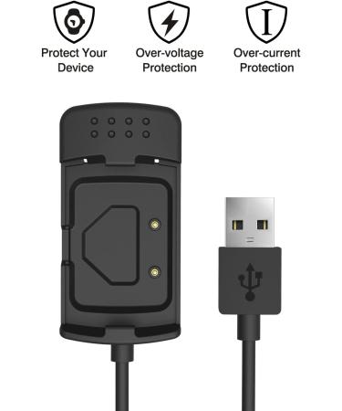 MoKo Scosche Rhythm+ Heart Rate Monitor Charger Dock  Replacement USB Charge Cradle Dock Charger with 1M Charging Cable for Scosche Rhythm+ Heart Rate Monitor Armband  Black - Buy Online on GoSupps.com