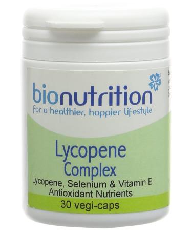 Bio Nutrition Lycopene Complex 10mg : Antioxidant Men's Health nutrients : 30 Vegi Capsules