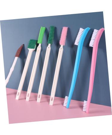 Solustre 7-Piece Toilet and Keyboard Joint Cleaning Brush Set - Nonwoven Fabric Small Room & Auto Inside Window Groove Cleaner - Buy Online on GoSupps.com