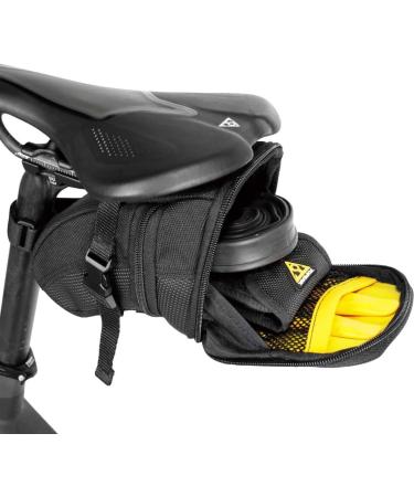 Topeak Aero Wedge Pack Large - Black | Strap Mount Seat Pack (1.48 - 1.97 l) - Buy Online on GoSupps.com