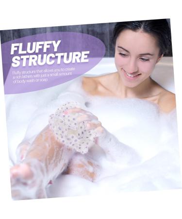 NOLITOY 4 Pcs Bath Ball & Loofah Set - Exfoliating Shower Scrubber for Body Skin Cleaning | Ideal Bath Tool for a Refreshing Clean - Buy Online on GoSupps.com