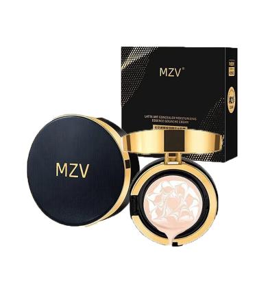 Tricolor Latte Water Beach Concealer Cushion, Air Cushion Moisturizing Tricolor Concealer, Long-Lasting Moisturizing Concealer Natural Makeup for All Skin Types (Natural Color)