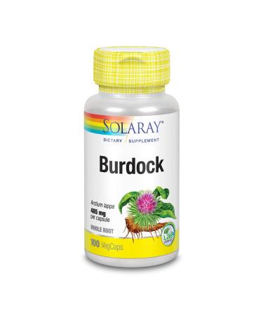 Solaray Organically Grown Burdock 485 mg 100 VegCaps
