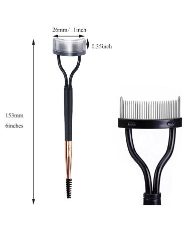 2-Pack Adjustable Eyelash Separator Comb & Dual Head Lash Tool for Mascara Removal - Ideal for Flawless Lashes - Buy Online on GoSupps.com