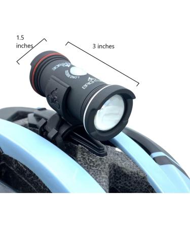 Topside Bike Helmet Light - Bright Dual Front & Rear, Waterproof, USB Rechargeable - 43 hr Runtime - Buy Online on GoSupps.com