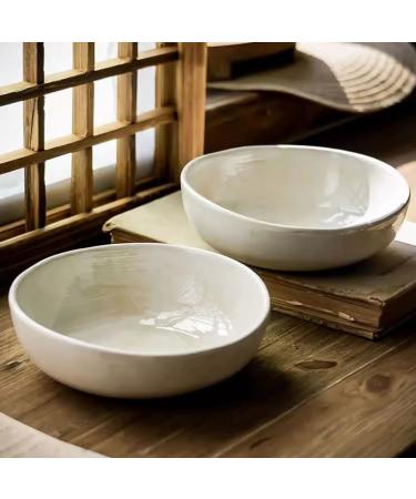 Porcelain Dinner Plates Retro Ceramic Deep Dish Tableware Home Dining Plate Noodle Bowl Soup Bowl Fruit Salad Bowl Japanese Bowl Kitchen Dinner Plates (A One Size) - Buy Online on GoSupps.com
