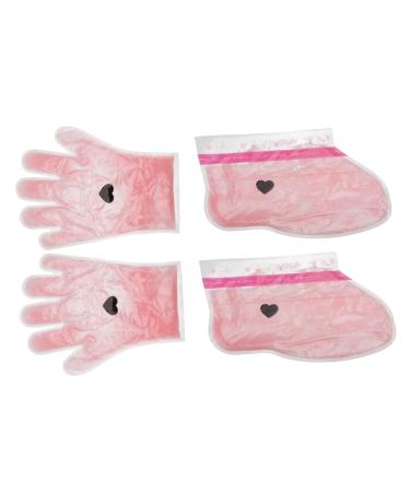 Housoutil 2 Pairs Wax Gloves Spa Kit Spa Moisturizing Accessory Foot Hand Covers Paraffin Wax Foot Covers Paraffin Wax Thermal Mitt Paraffin Wax Feet Film Nourish Pe Bag