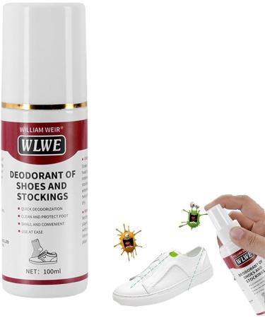 Shoe Spray Deodorizer - Shoe Spray Odor Eliminator Spray 100ml Natural Long-Lasting Quick Dry Shoe Smell Fighter for Canvas Leather Gym Shoes Kerali - Buy Online on GoSupps.com