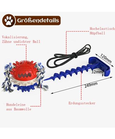Anyingkai Outdoor Tug-of-War Dog Toy - Multifunctional Elastic Rope Ball & Chicken Tool for Puppies | International Shipping Available - Buy Online on GoSupps.com