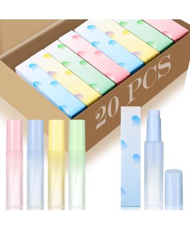 Dansib 20 Pcs Breath Spray 4 Styles Breath Freshener Spray Compact Portable Refreshing Cool Mouth Oral Odor Care