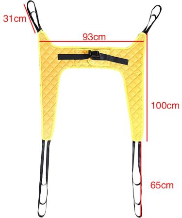 ZCM-JSDS Patient Lifter Sling & Transfer Belt for Toilet Patients | Full Body Medical Loop for Safe Transfers | Stair Slide & Stair Support for Seniors - Buy Online on GoSupps.com