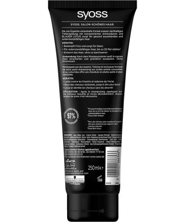 Buy SYOSS Deep Conditioner with Keratin - Pack of 6 (250 ML Each) | International Shipping Available - Buy Online on GoSupps.com
