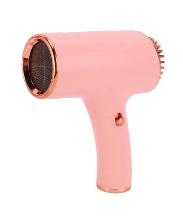 Hair Dryer High Speed Blow Dryer Small Negative Ionic Hair Dryer Powerful Hot/Cool Wind Settings 1200mAh Fast Drying Hairdryers for Travel Home (Roseate)