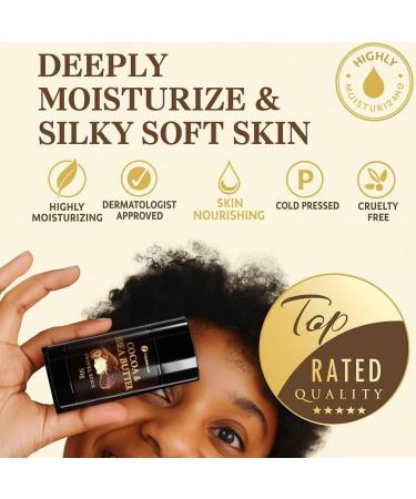 Cocoa and Shea Butter Body Balm Stick Deep Moisture Chocolate Scent for Moisturizing Dry Skin and Feet 50g - Buy Online on GoSupps.com