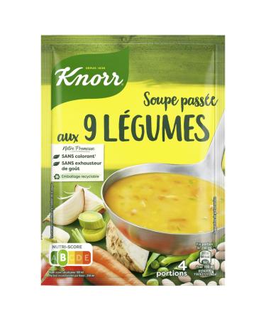Knorr Dehydrated Soup with 9 Vegetables, Tasty Soup, Handy Size - 105g