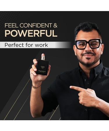 VAYUP Luxury CEO Man Eau De Parfum Perfume with Lemon Lavender Tonka Mandarin & Vetiver|Premium Long Lasting Woody Fragrance for Men 100 ML - Buy Online on GoSupps.com