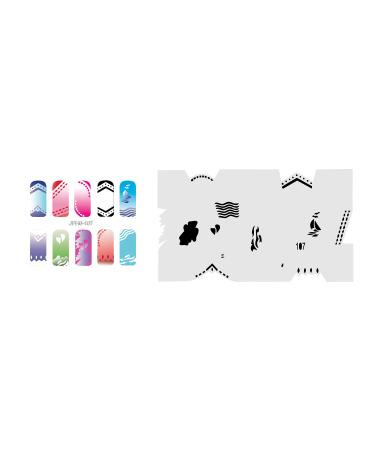 Fingernail stencil (airbrush nail art) Fengda JFH06-107