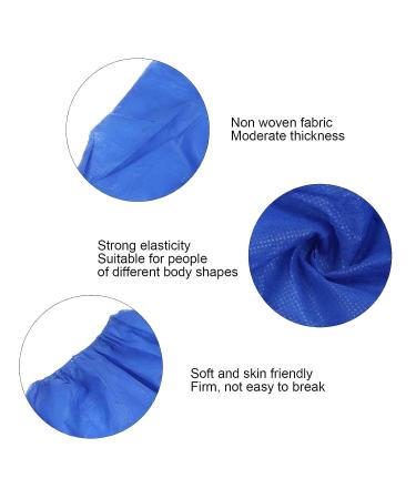 10 Pcs Men's Disposable Cotton Boxer Briefs - Ideal for Travel, Beauty Salons - Blue - Buy Online on GoSupps.com