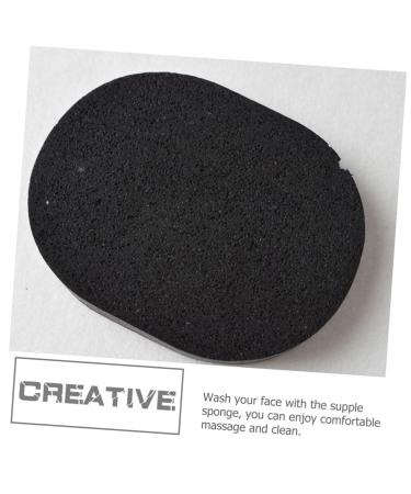 FRCOLOR 20 pcs Face Wash SPA Cleansing Sponges | Deep Cleansing & Exfoliating Facial Pads | Black Makeup Remover Beauty Rounds - Pack of 1 - Buy Online on GoSupps.com