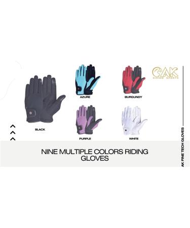 AK Fine Tech AKRS-8484 Micro Suede Riding Gloves - Comfortable Brown Equestrian Gear for Optimal Performance - Buy Online on GoSupps.com
