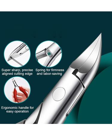 SVAASA Nail Clippers Nail Clippers Ingrown Toenail Cutters Pedicure Tools Anti-Splash Olecran Podiatry Paronychia Correction Manicure Tool - Buy Online on GoSupps.com