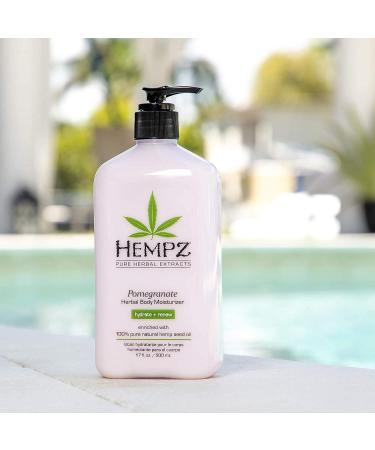 Set of 2 Hempz Herbal Pomegranate Body Moisturizer 17 fl oz - Pack of 1 - Buy Online on GoSupps.com