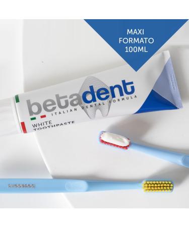 Betadent White Gums - Gentle Teeth Whitening Fresh Breath & Anti-Plaque Effect - Tartar Control 100ml - Buy Online on GoSupps.com