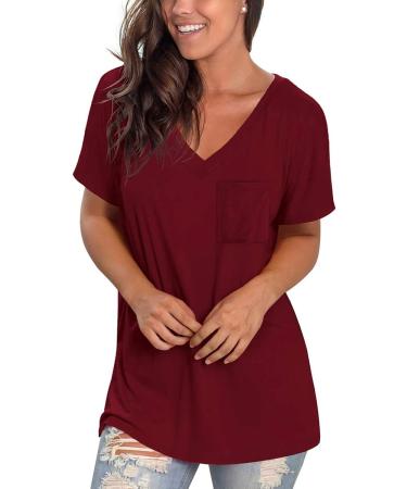 Shop Genetic Women's T-Shirts: Stylish Short Sleeve V-Neck Summer Tops - Unique Designs in Green and Red - Buy Online on GoSupps.com